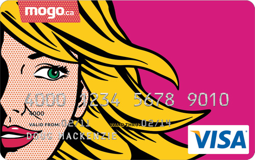 mogo.ca VISA graphic for a lifestyle blogger campaign
