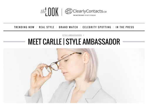 Clearly Contacts blogger collaboration