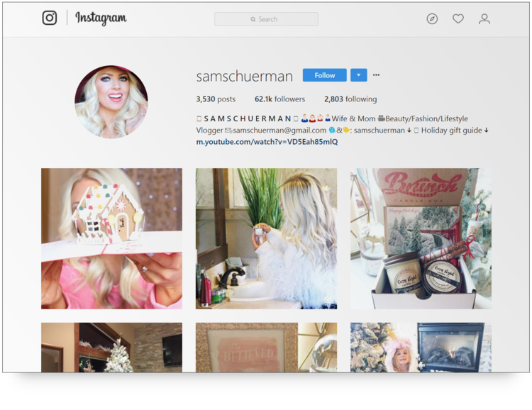 Sam Schuerman's Instagram feed