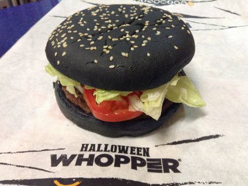 picture of Burger King's Halloween Whopper by Mike Mozart