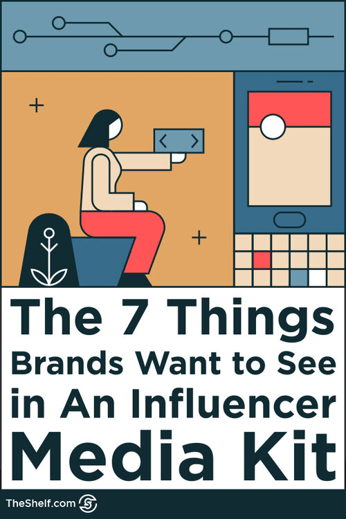 Pinterest post on The 7 Things Brands Want to See in An Influencer Media Kit.