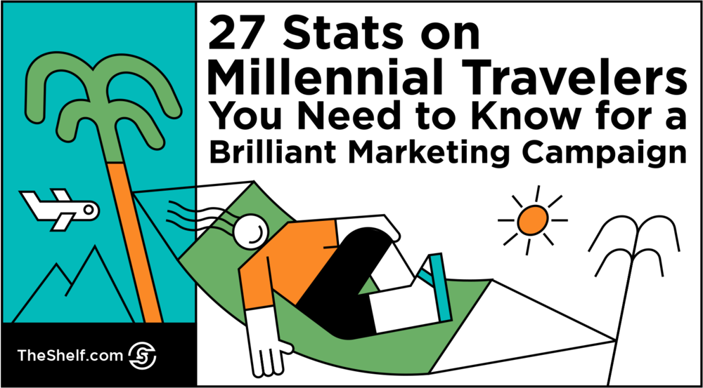 End cover picture which reads 27 Millennial Travel Stats You Need to Know for a Brilliant Marketing Campaign