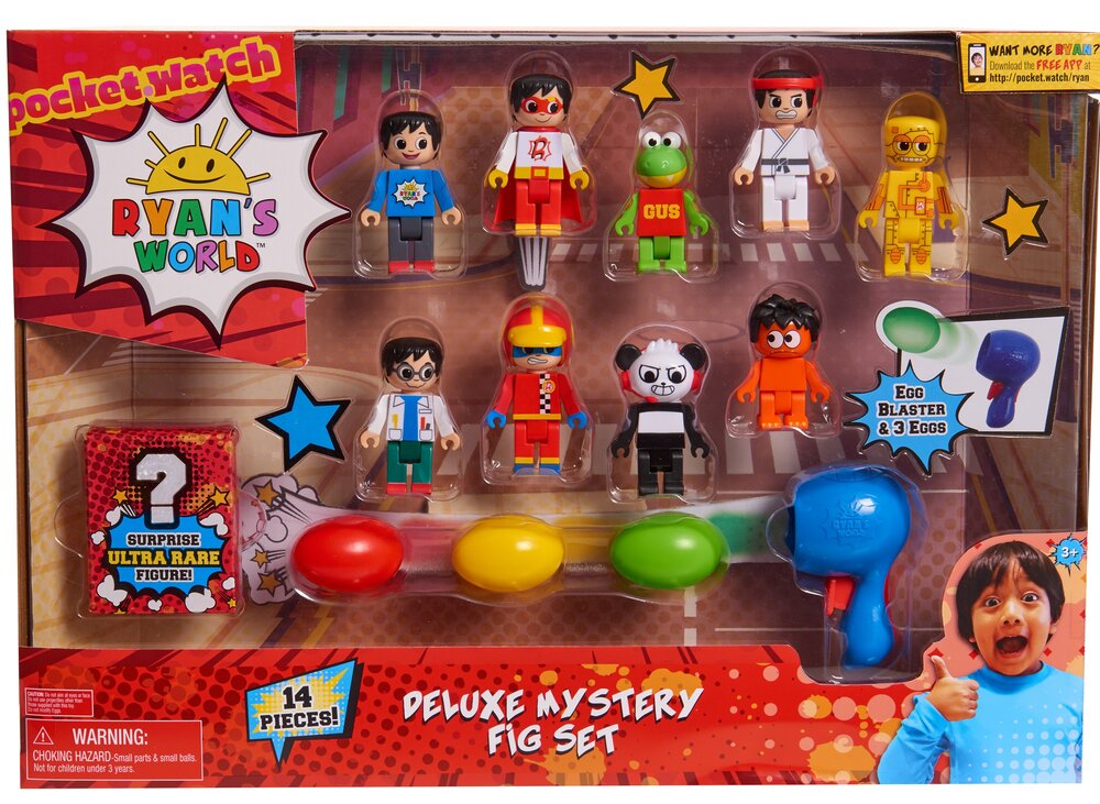 An image of Ryan’s World Deluxe Mystery Fig Set.