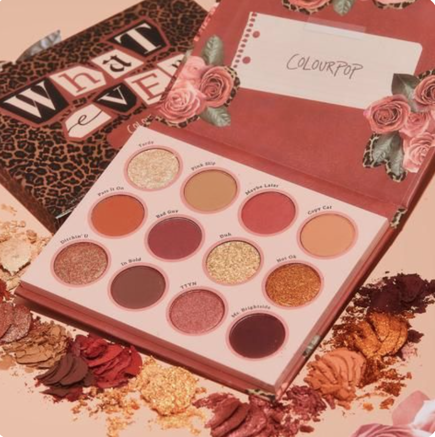 screenshot from Pinterest 100 from ColourPop