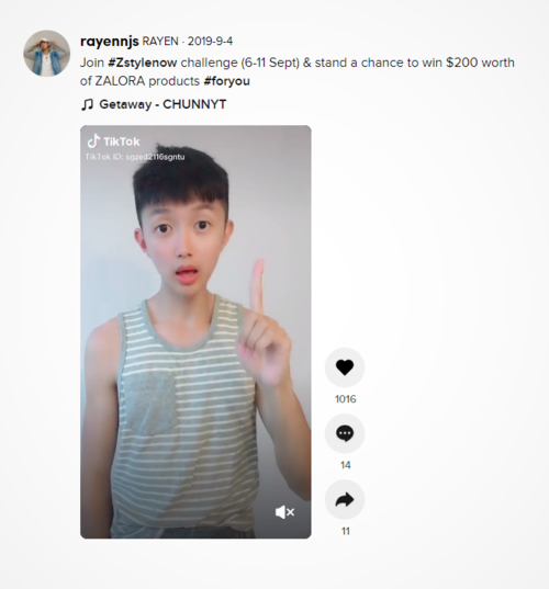 rayennjs does #Zstylenow challenge on tiktok