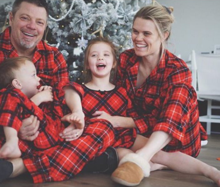 A picture of Nicolle Galyon @nicatnitemusic from Instagram with her family