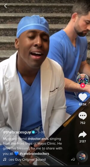 Celebrate Doctors Carousel Image 1: @thebracesguy TikTok Challenge