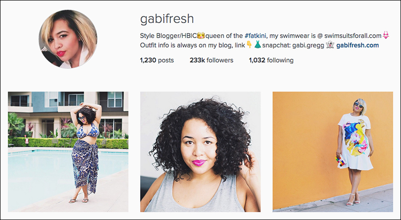 US fashion bloggers @gabifresh