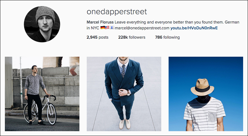 male fashion bloggers @onedapperstreet