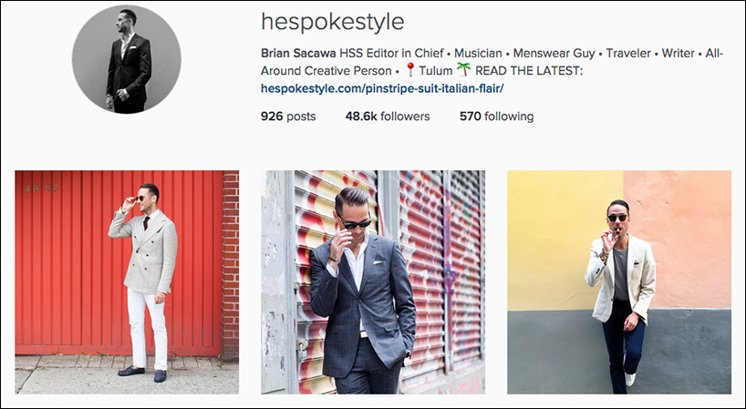 male fashion bloggers @hespokestyle