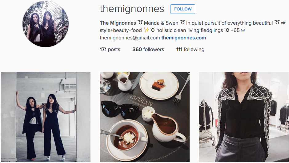 singapore fashion bloggers @themignonnes