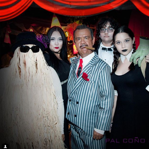 Post from @PALCONOBAR of The Addams family theme on Instagram.