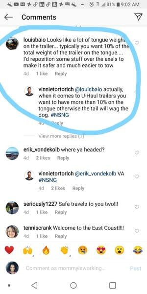A screenshot of a post from Vinnie Tortorich's Instagram handle.