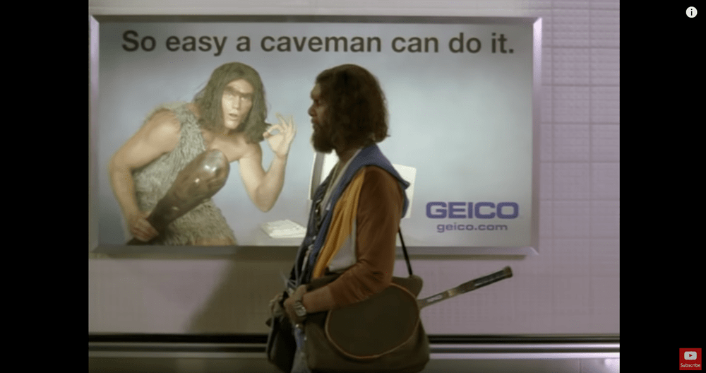 An image of Geico's commercial.