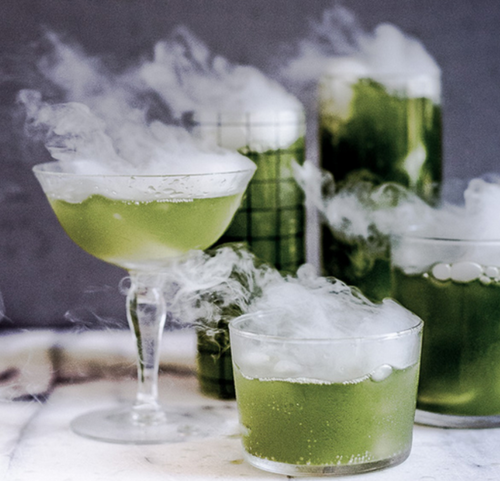 An image of spooky-looking cocktails.