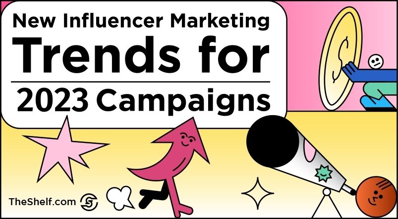2023 Influencer marketing trends title graphic
