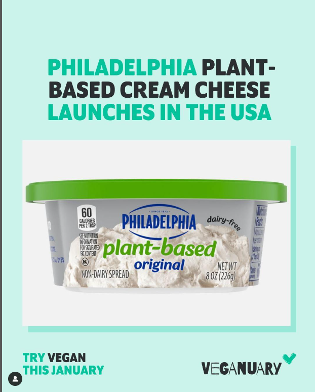 plant-based philadelphia cream cheese