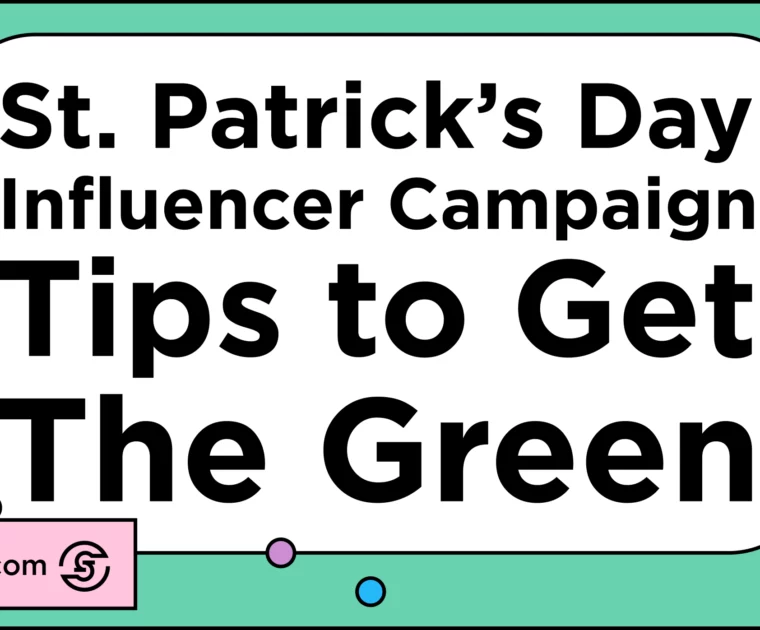 St. Patrick's Day title graphic - St. Patrick's Day influencer campaign