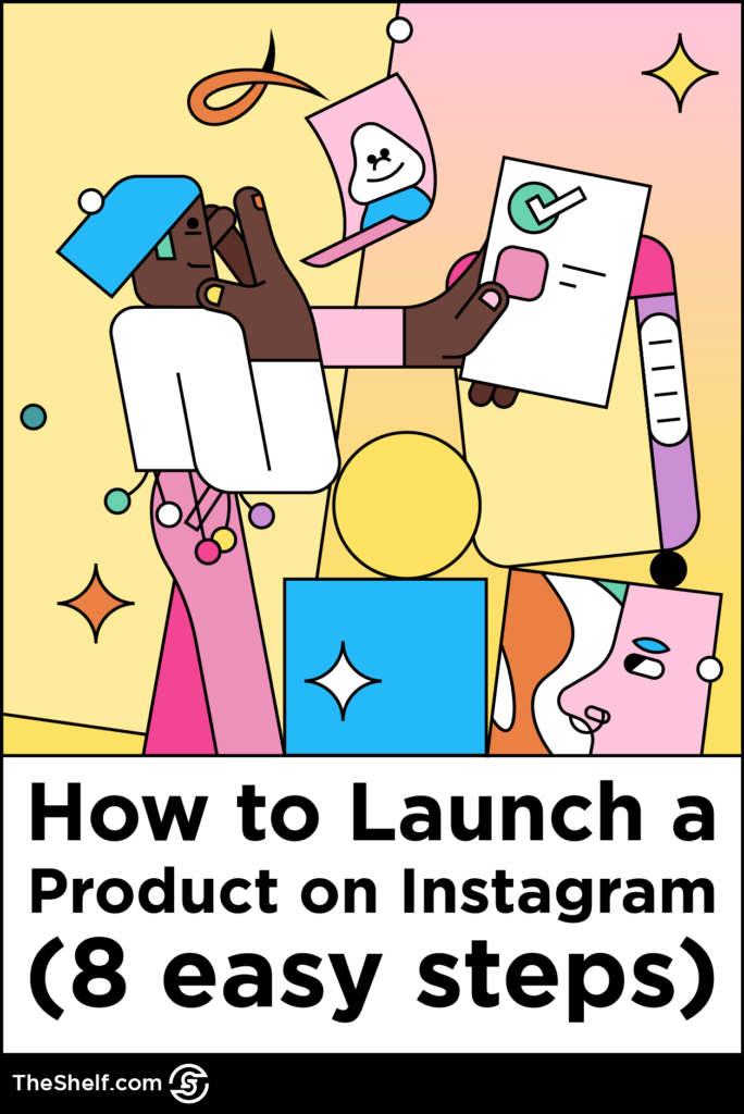 how to launch a product on instagram - pinterest pin